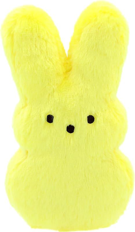 Animal Adventure | Shaggy Bunny Peeps | 15” Collectible Plush | Yellow | Amazon (US)