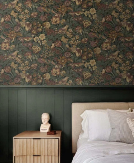 Aleiah Peel and Stick Floral Wallpaper Roll