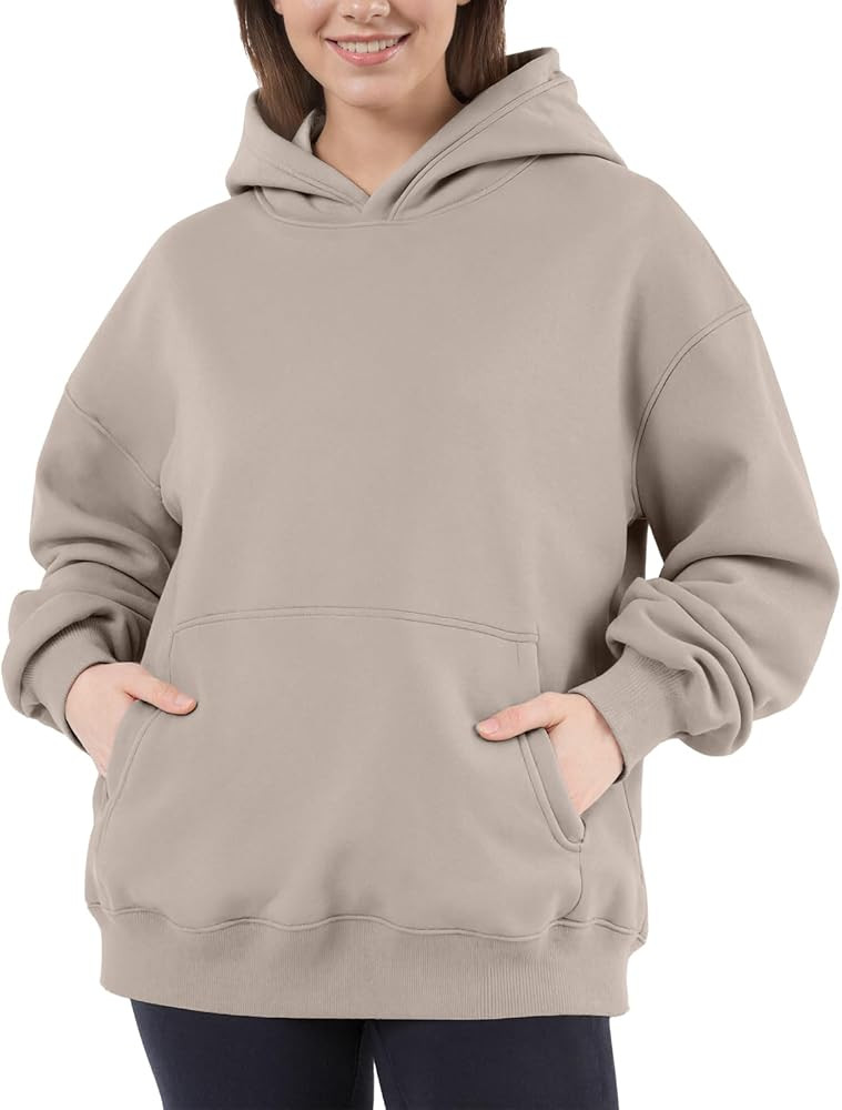 Women Hoodies Sweatshirts Sweaters Fleece Hooded Oversized Long Sleeve Crewneck Shirts Fall Winte... | Amazon (US)