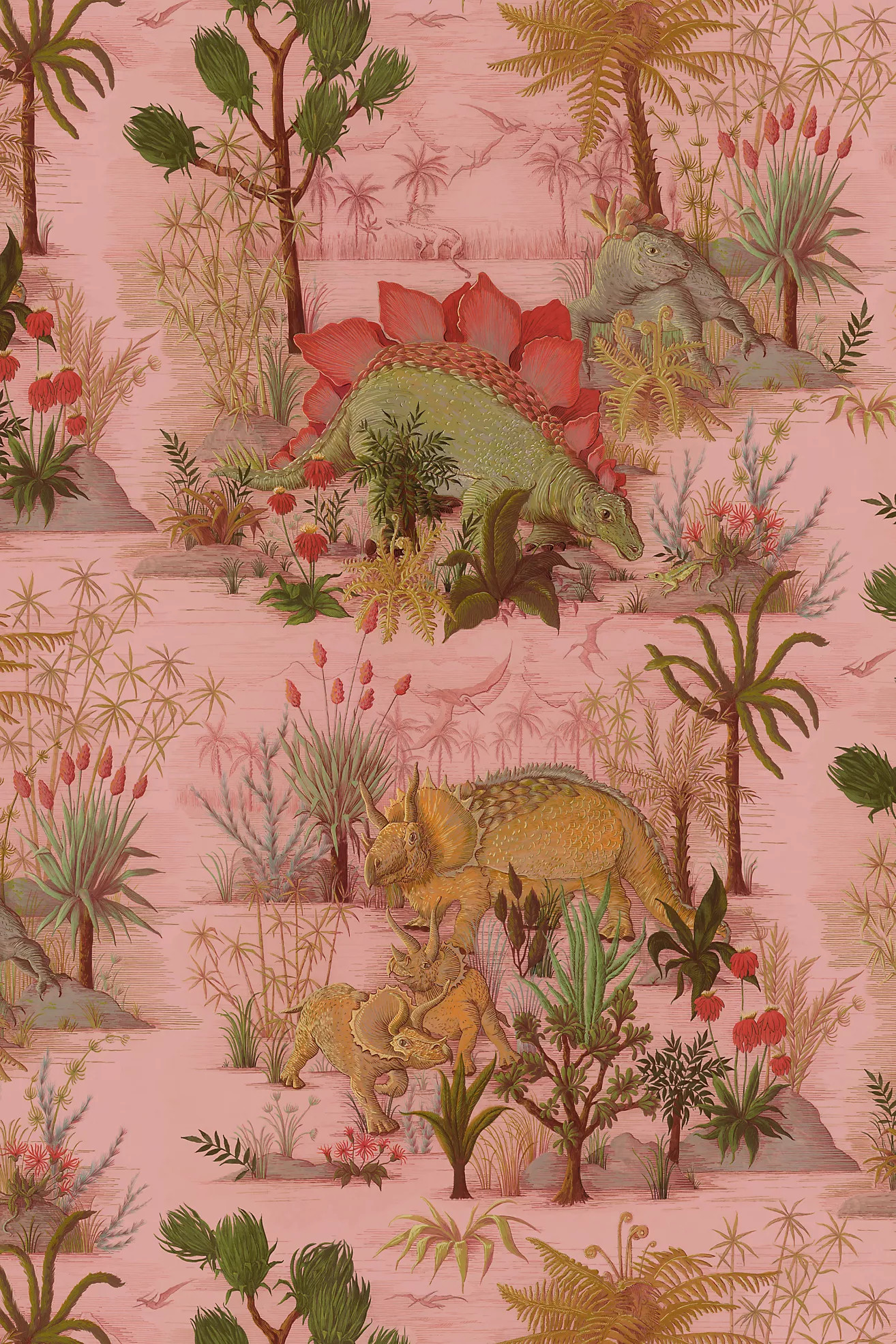House of Hackney Dinosauria Wallpaper | Anthropologie (US)