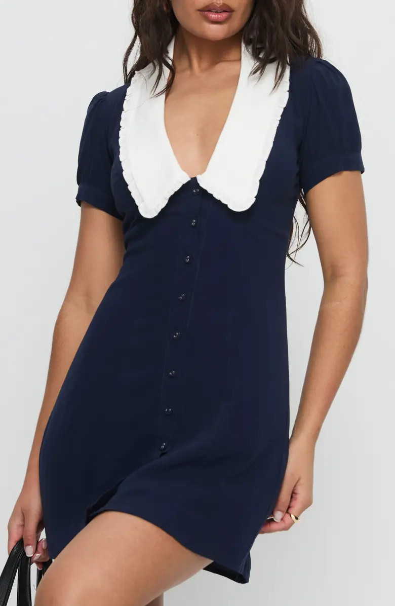 Fabiola Collared Minidress | Nordstrom
