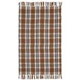 My Texas House Taupe Plaid Indoor/Outdoor Layering Rug, 38" x 58" | Walmart (US)