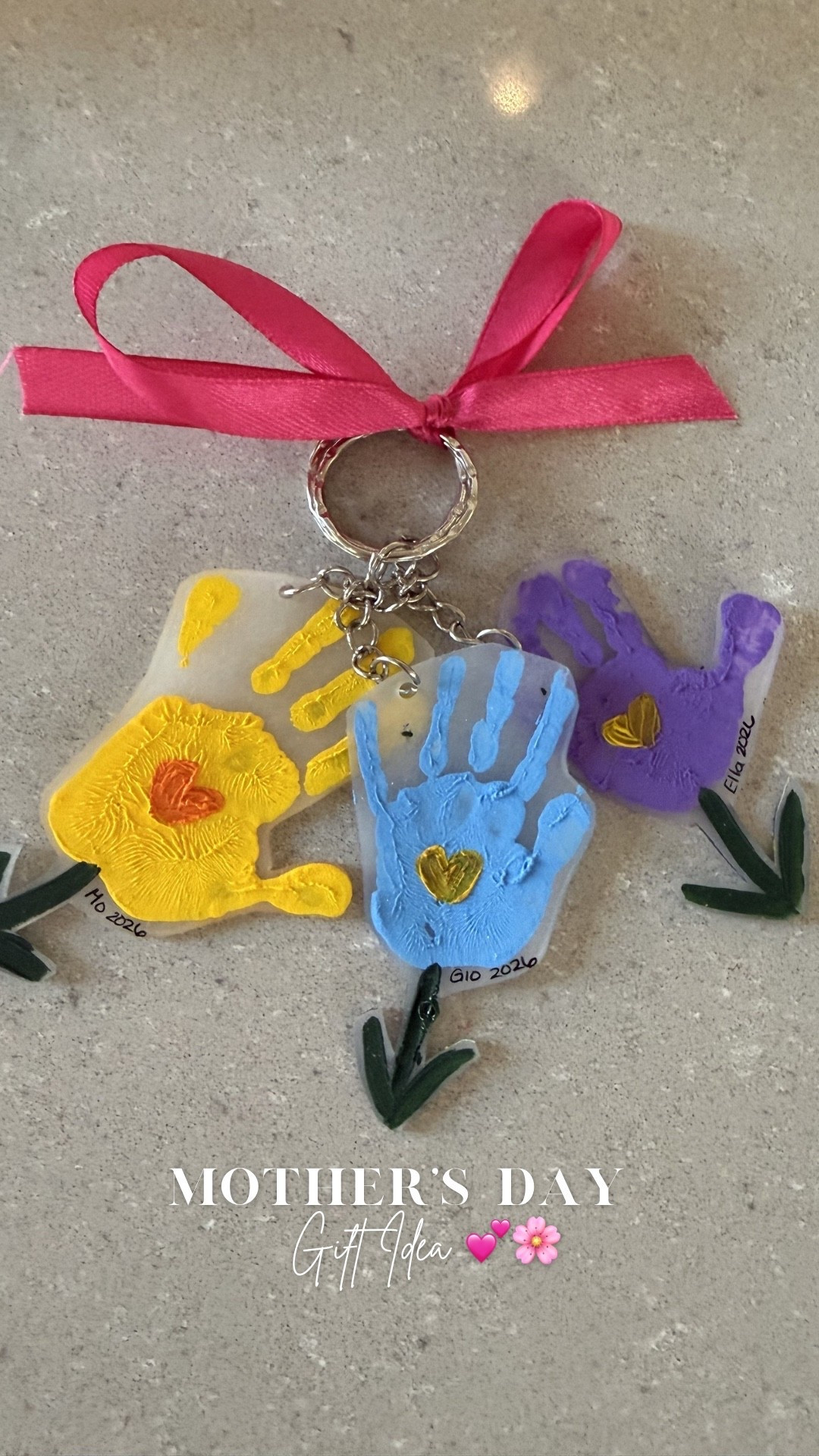 A cute little gift idea for Mothers Day 💕🌸
I’m a huge lover of all the handprint crafts 🥺 My kids loved making these! The kit comes with a bunch of sheets so they can make their own fun crafts with them after.

Mothers Day gift ideas, Handprint gifts, kids handprints, easy Mother’s Day gift, personalized key chain gift, Mother’s Day gift, kids craft ideas, gift ideas from kids 

#LTKKids #LTKMothersDay #LTKmomlife