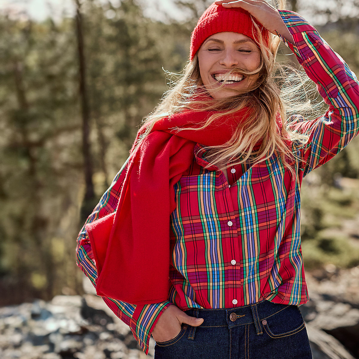 Women's No Iron Button Front Shirt | Lands' End (US)