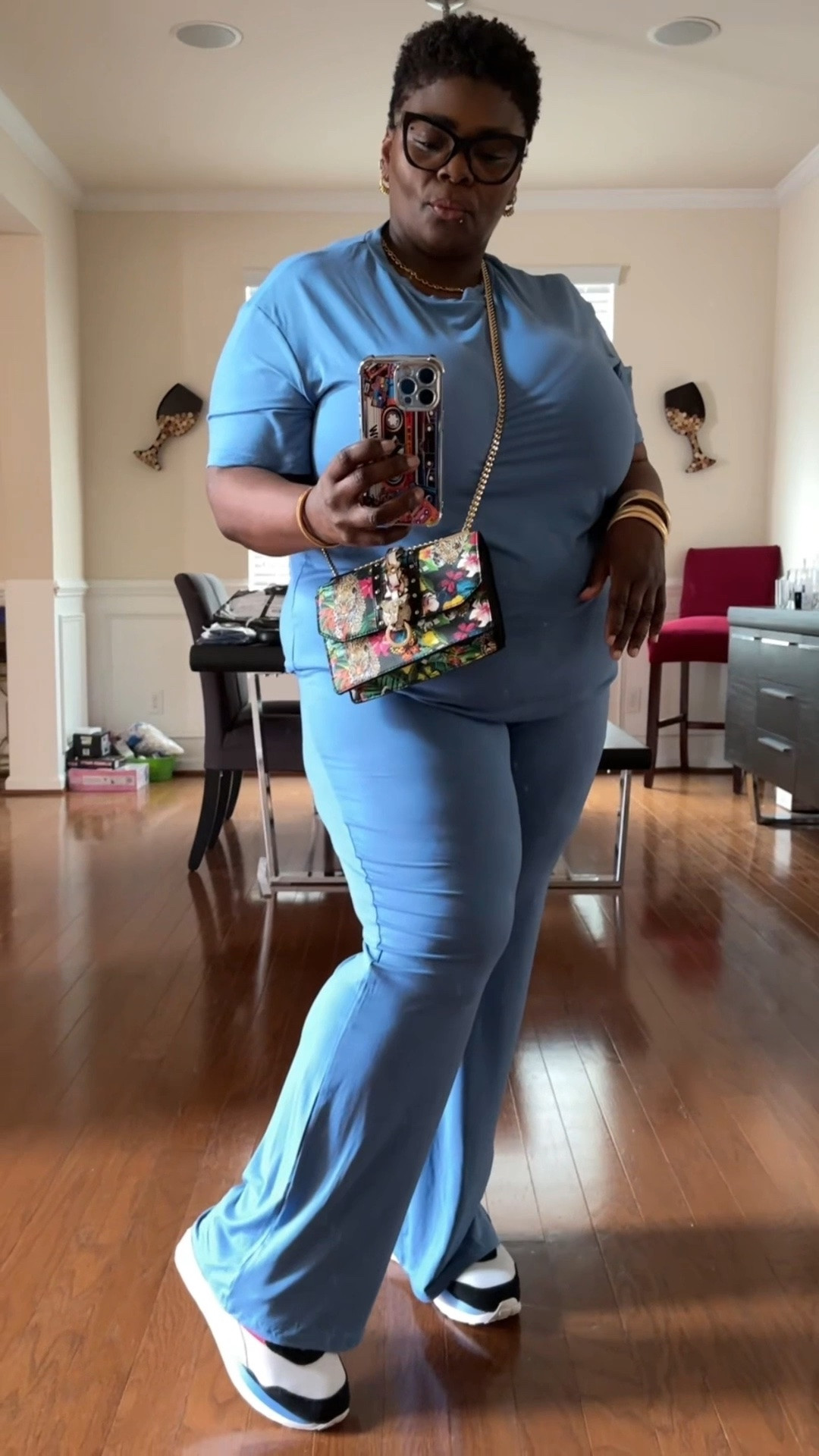 I love a good two piece set.  All u need to do is throw on your favorite accessories and a cute handbag to finish off the fit. #ootd #outfitofthedqy #plussizefashion #twopieceset #blueoitfits #casualoutfits #brunchootd

#LTKootd #LTKPlusSize #LTKOver40
