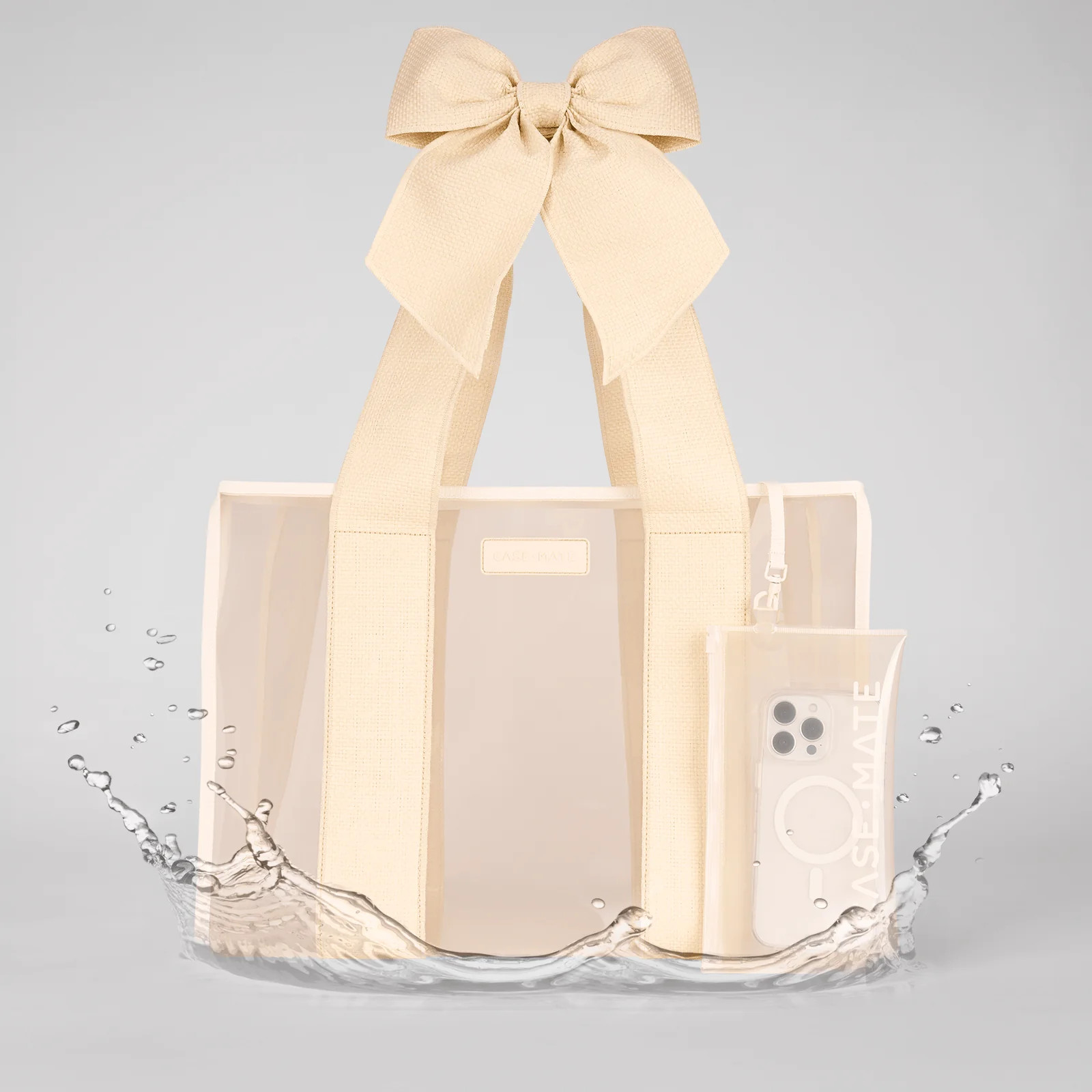 Special Edition Bow Beach Tote With Phone Pouch
            Tote Bag | Case-Mate