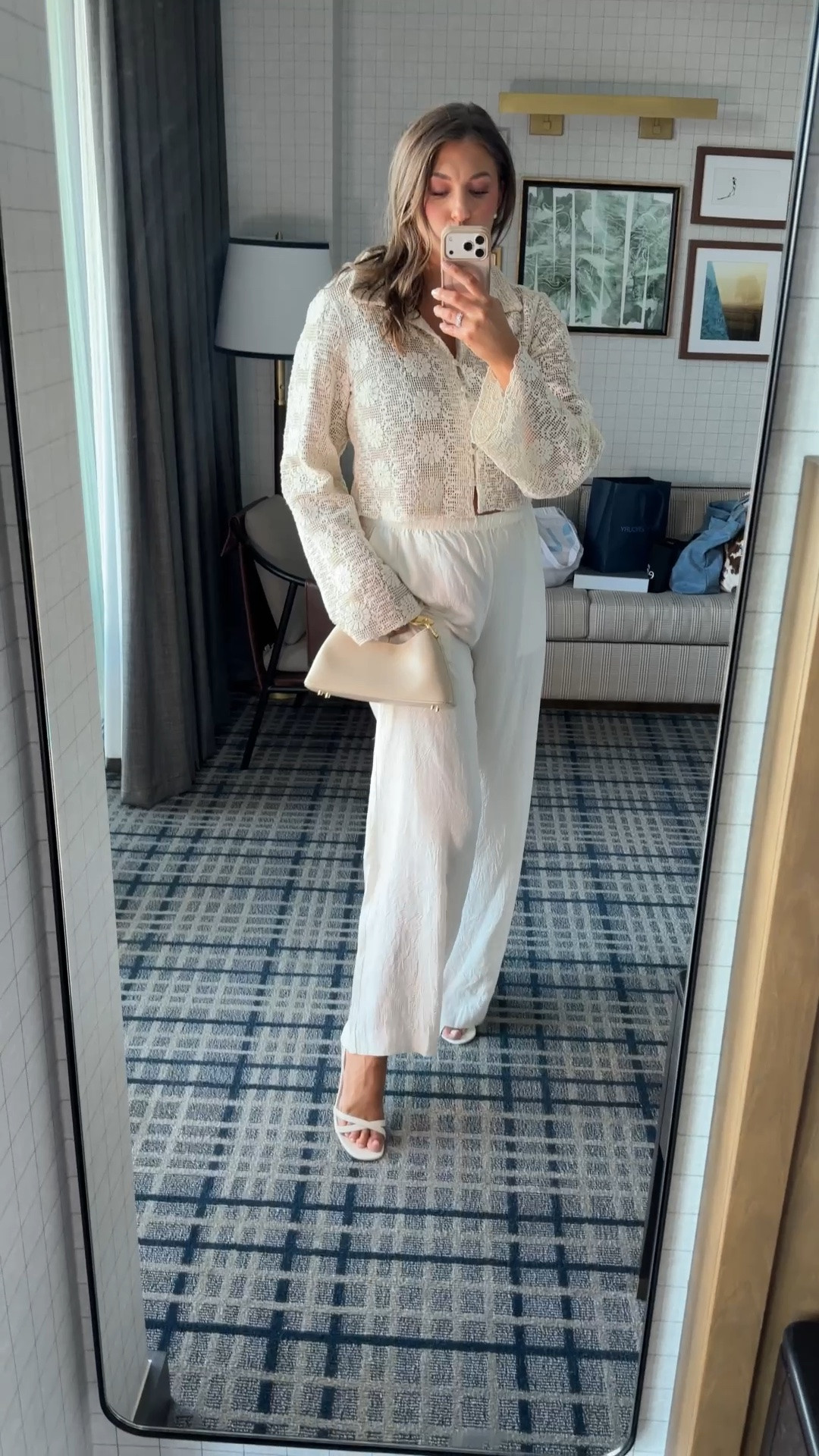 The prettiest neutral look 🤍 crochet details + flowy white pants make this feel effortless but still so put together.

neutral outfit, crochet top outfit, white pants outfit, summer vacation style, resort wear, midsize summer outfit, size 14 outfit, size large style, elevated casual

#LTKCon #LTKMidsize #LTKTravel