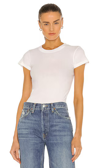 Crew Neck Tee in White | Revolve Clothing (Global)