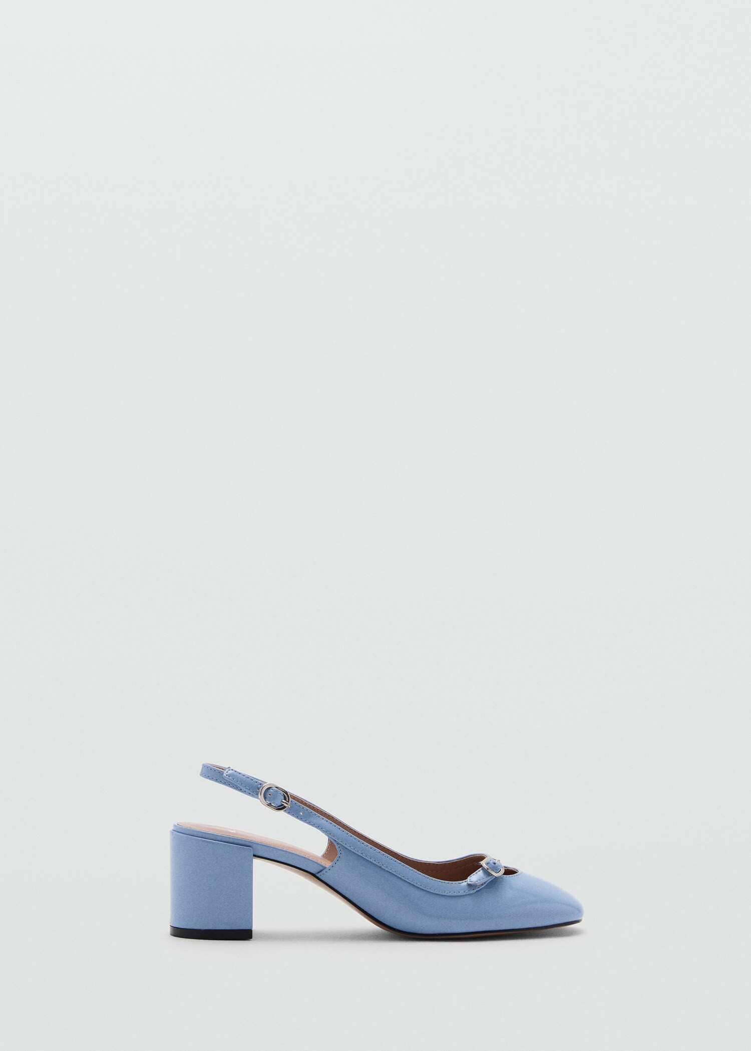 Heeled shoes with buckle | MANGO (US)