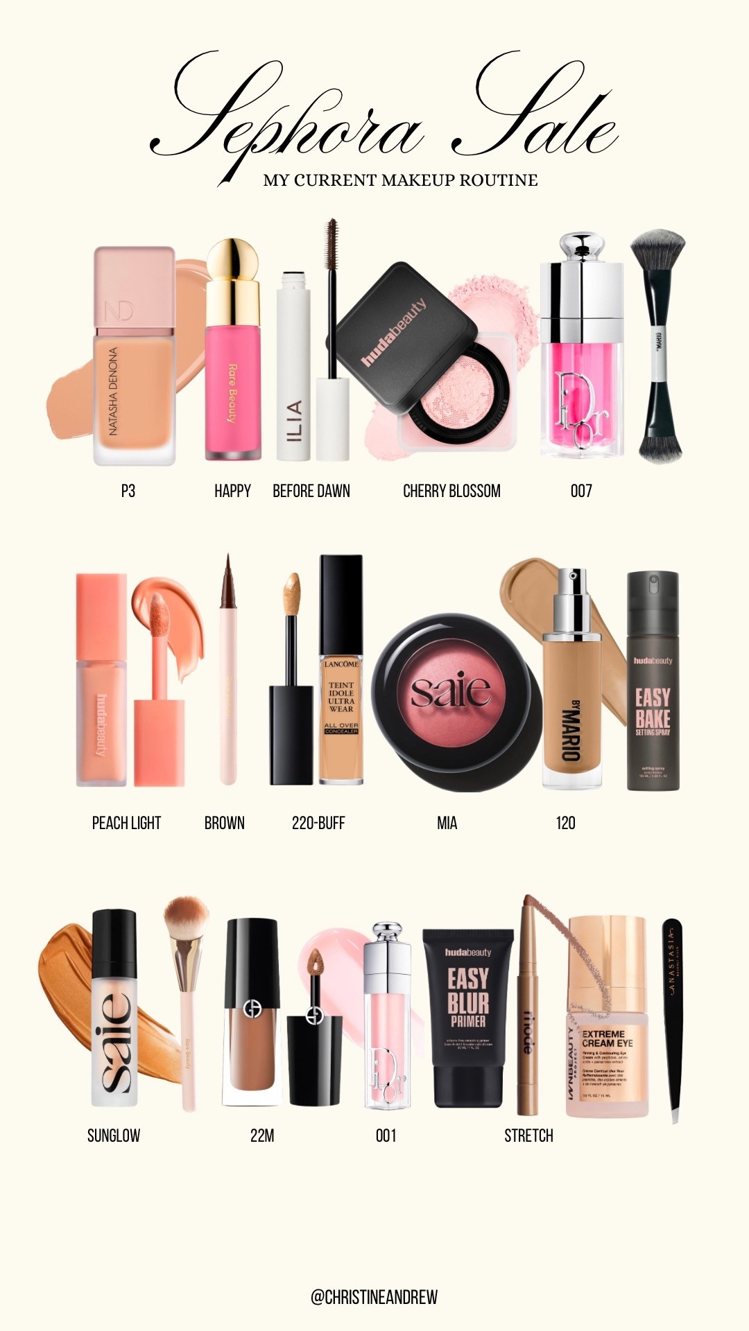 My current makeup routine is ON SALE 20% off starting today @Sephora ✨ use code: SPRINGSALE 

Sephora sale, makeup routine, makeup favorites, beauty favorites 

#LTKSaleAlert #LTKOver40 #LTKBeauty