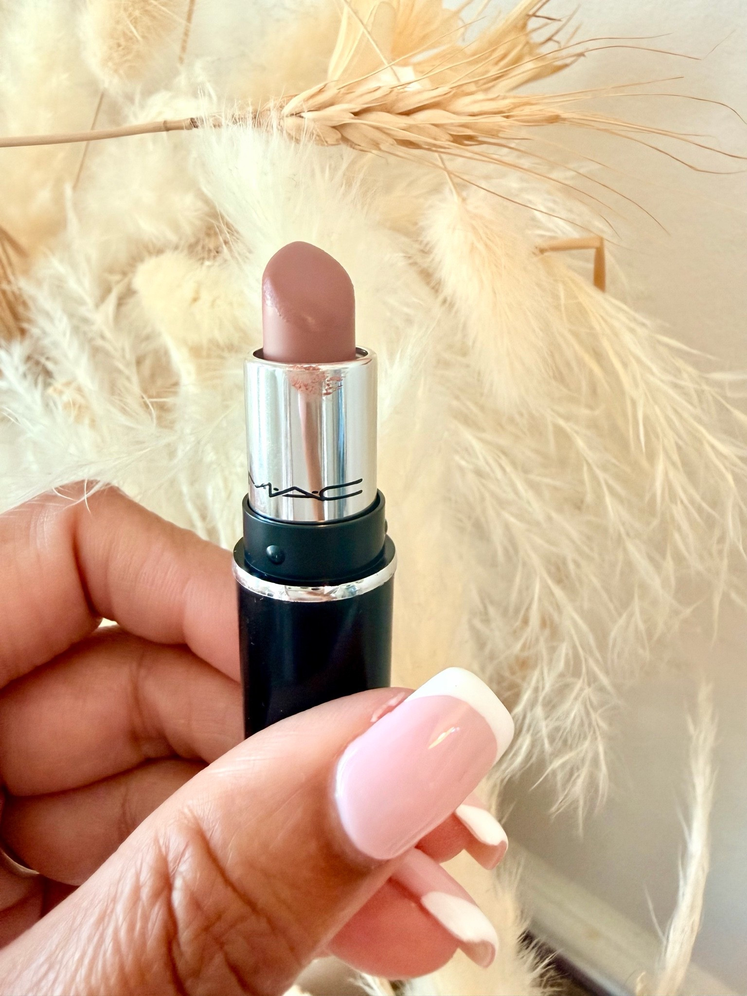 MAC Sleek Satin Lipstick- Creme in your coffee