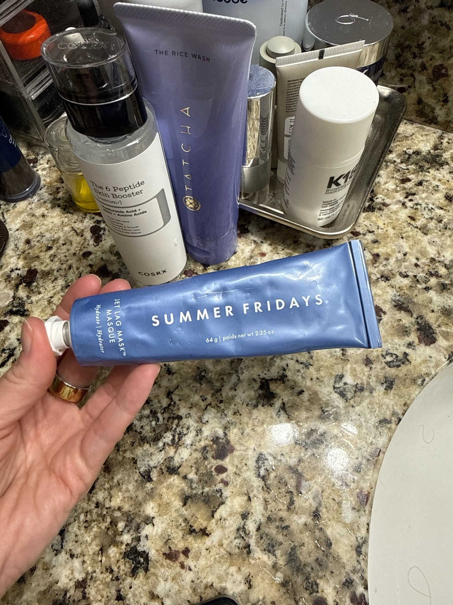 Not a new product but one that works and truly hydrates your skin esp after a flight