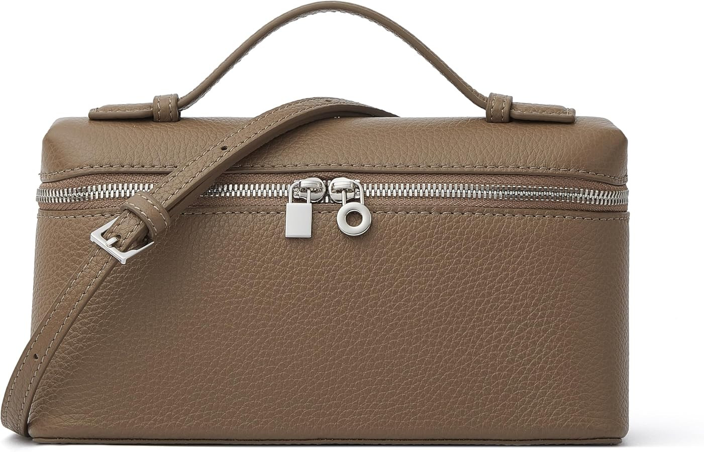 DORIS&JACKY Small Leather Crossbody Bag for Women Design Top Handle Clutch | Amazon (US)