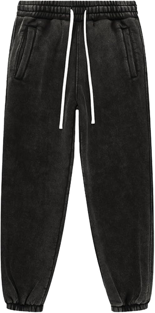 Hixiaohe Womens Fleece Sweatpants Casual Baggy Athletic Joggers Heavyweight Batik Vintage Washed ... | Amazon (US)
