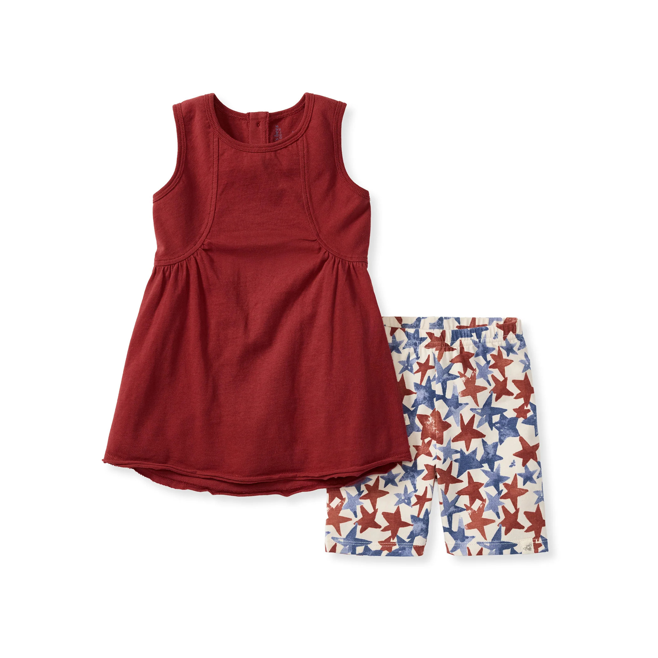 American Stars Tunic & Shorts Set - 18M | Burt's Bees Baby