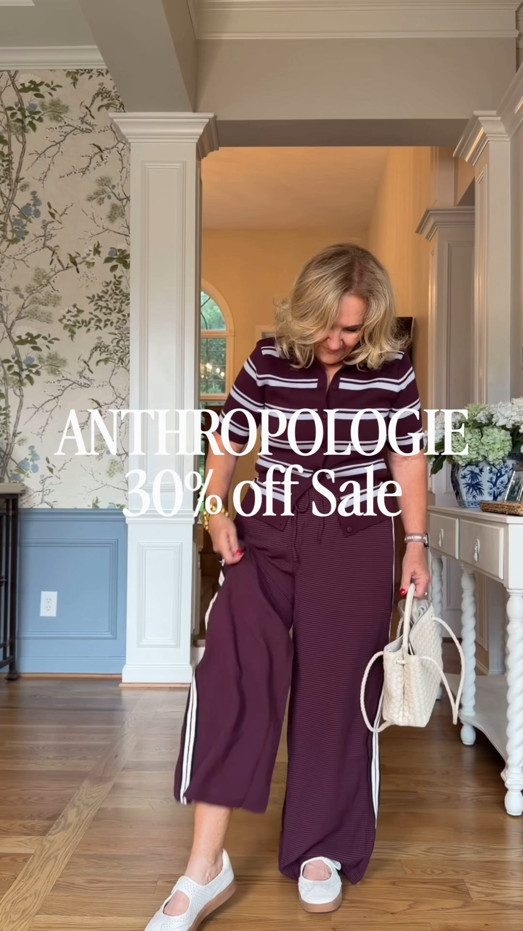 The pre-fall sale at Anthropologie is live! 
I’m wearing my regular size in all. 
Sweater pants med petite 
Cardigan medium 
Track pants medium  
Striped cardigan medium it’s quite fitted
Striped mock neck med but I’d recommend sizing up 
Colette jeans 29 reg but recommend sizing up  
Paige anessa jeans 31 reg 
Blue dress med petite I could do the med also and it’d be full length. 
Striped boatneck tee medium and it’s tunic length

#LTKOver40 #LTKSaleAlert #LTKSeasonal

#LTKSaleAlert #LTKOver40 #LTKSeasonal