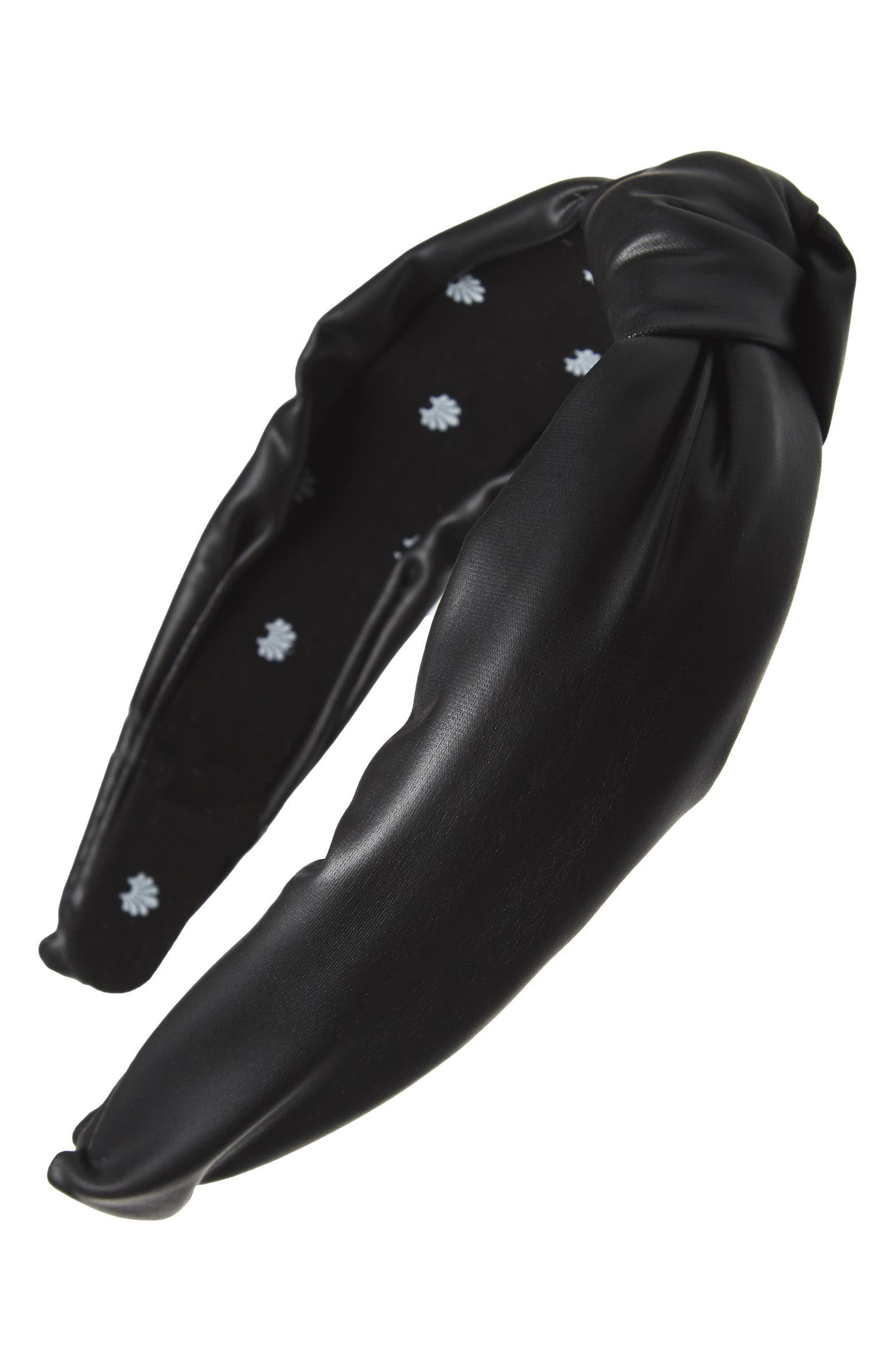 Knotted Faux Leather Headband | Nordstrom