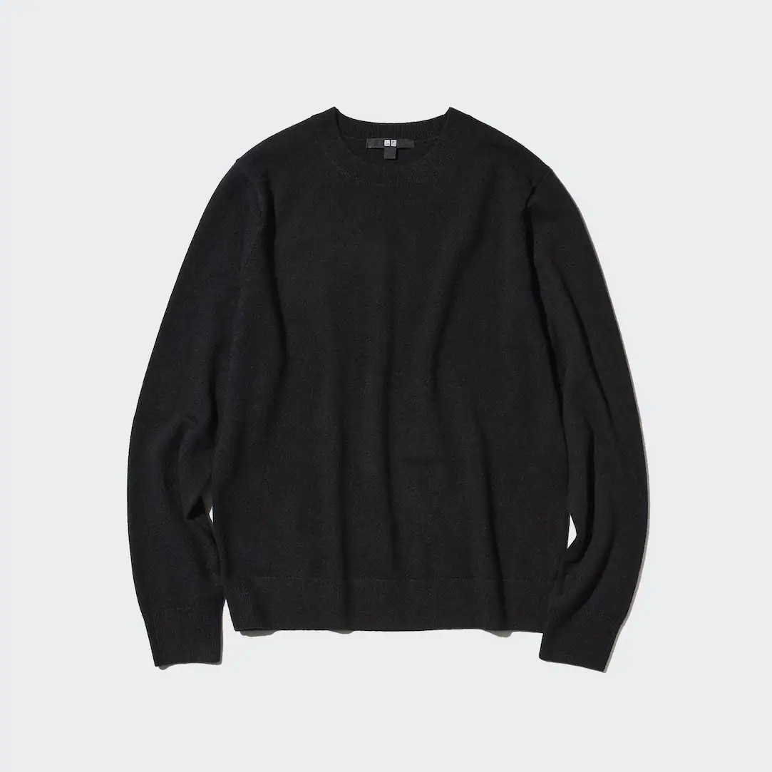 100% CASHMERE CREW NECK JUMPER | UNIQLO (UK)