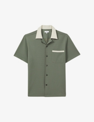 Troon regular-fit short-sleeve stretch-woven shirt | Selfridges