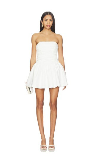 Judy Mini Dress in White | Revolve Clothing (Global)
