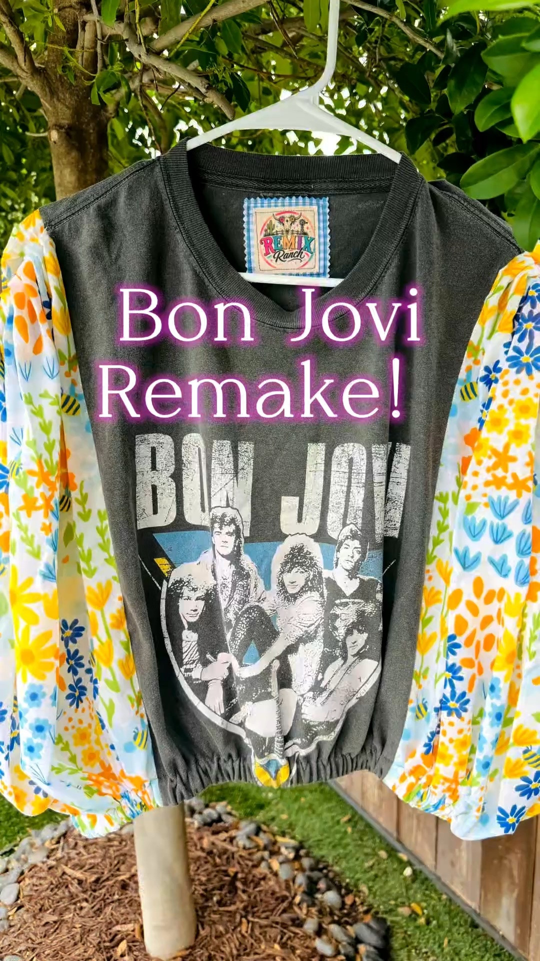 I’m blown away by the sweetest gesture by @Rena 🌸 Dopamine Grammy❌ who sent me her Bon Jovi shirt to remake and sent me this adorable sarong just for fun!! 🤩 She picked out a fun floral and it turned out so fun!  She lives in Hawaii so it’s the perfect vibe!! Love!! Thank you Rena!! You are the best!! 🥳🥳🥳🩷❤️🧡💛💚🩵💙💜 #dopaminedressing #upcycledclothing #remade #sewingdiy #graphictees

#LTKOver40 #LTKActive #LTKSeasonal