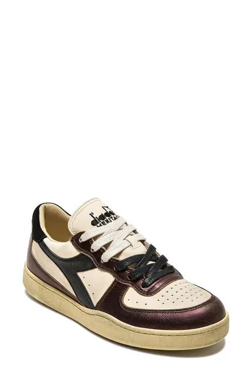 Diadora MI Basket Low Sneaker in Light Beige at Nordstrom, Size 7.5 | Nordstrom