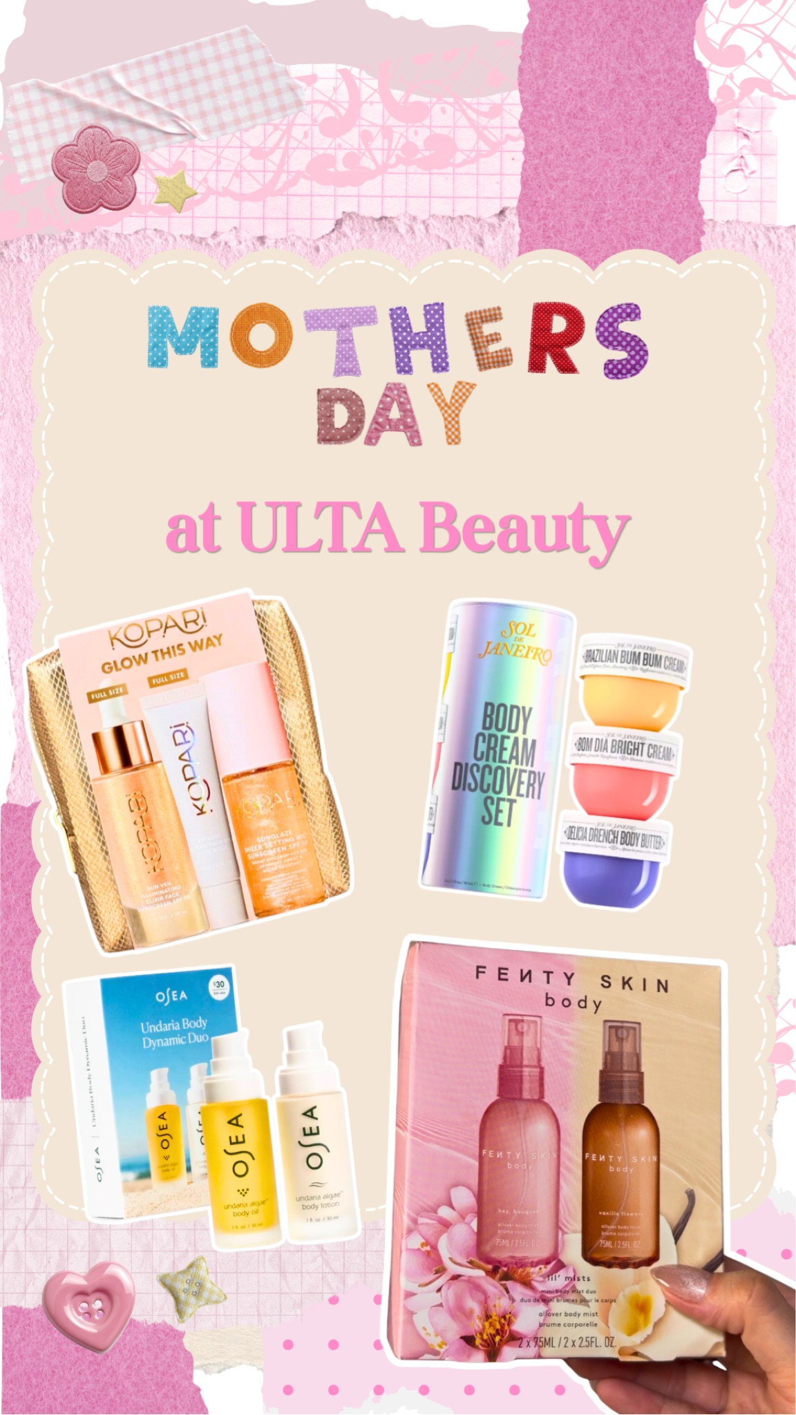 Ulta Beauty is your destination for the best assortment of Mother’s Day Beauty Gift Sets!
From beautiful butter yellow Morphe Buttery Blends 6-Piece Travel Brush Set to luxurious Fragrance Sets Carolina Herrera! Ulta Beauty has it all!
#ad @utlabeauty #ultabeauty #ulta