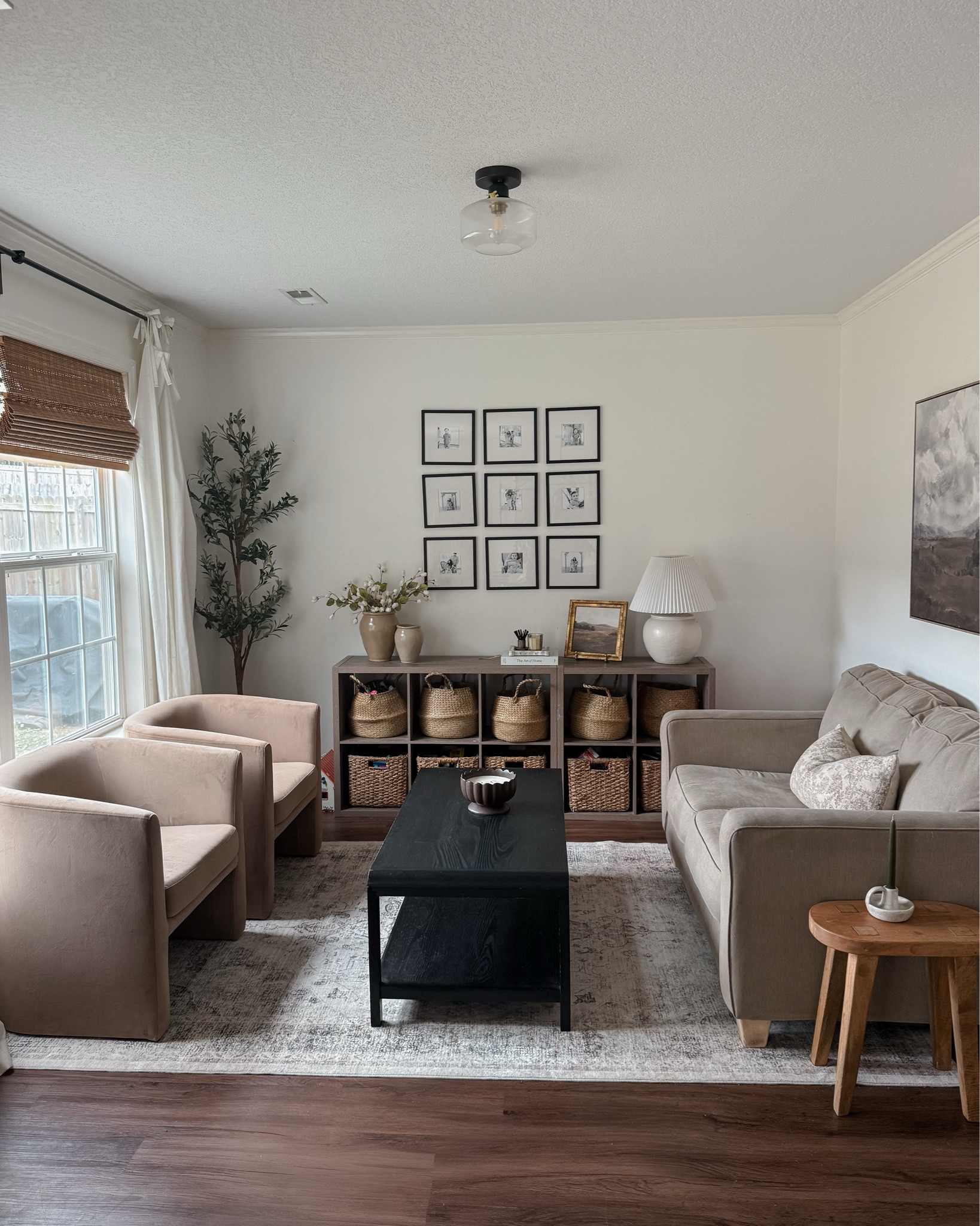 Sitting room/ toy storage ideas. Cube shelving. Baskets. 

#LTKKids #LTKmomlife #LTKHome