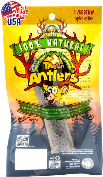 TIBETAN DOG CHEW Split Antler Grain-Free Dog Treat, 1 count, Medium - Chewy.com | Chewy