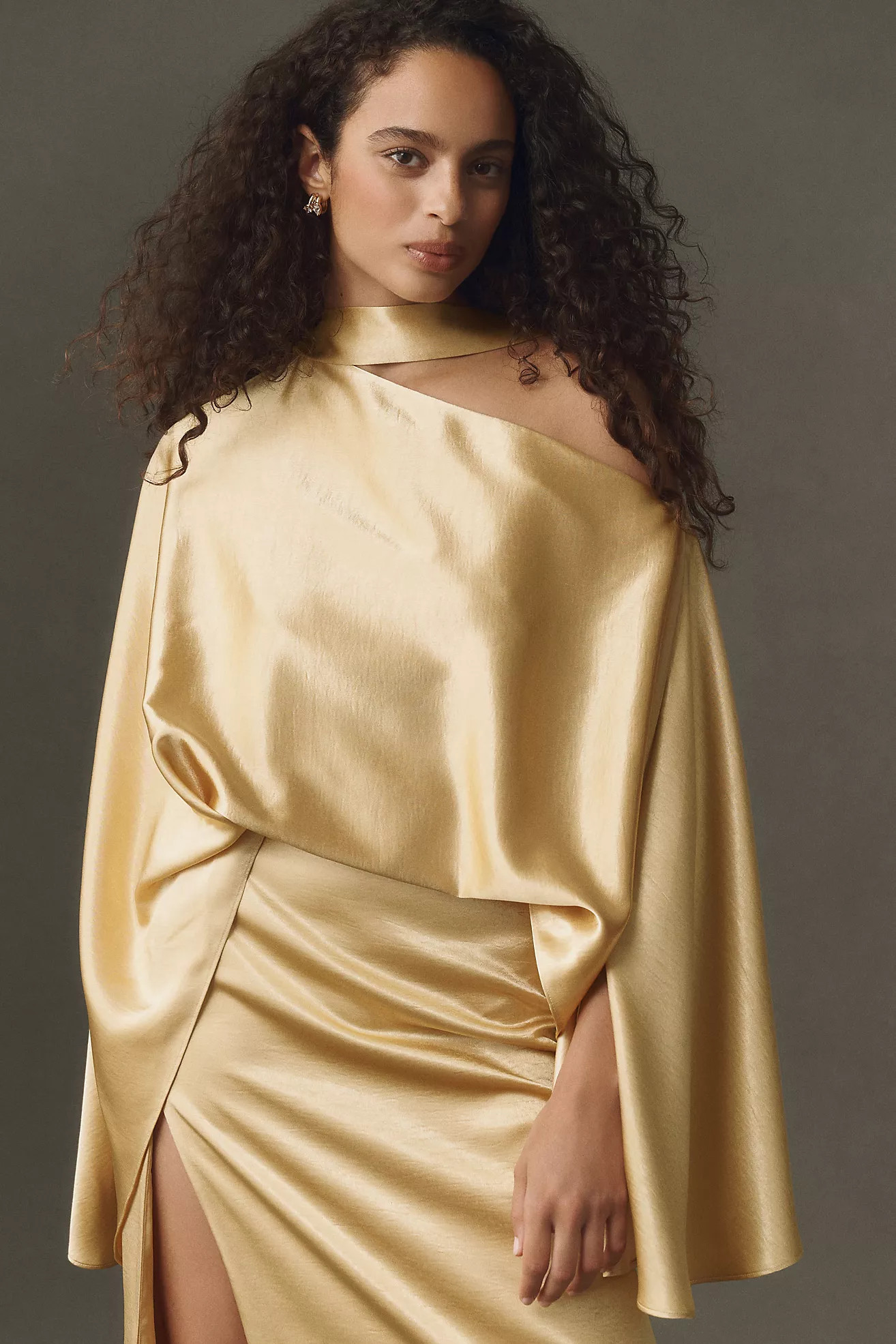 Mare Mare Long-Sleeve Draped Maxi Dress | Anthropologie (US)