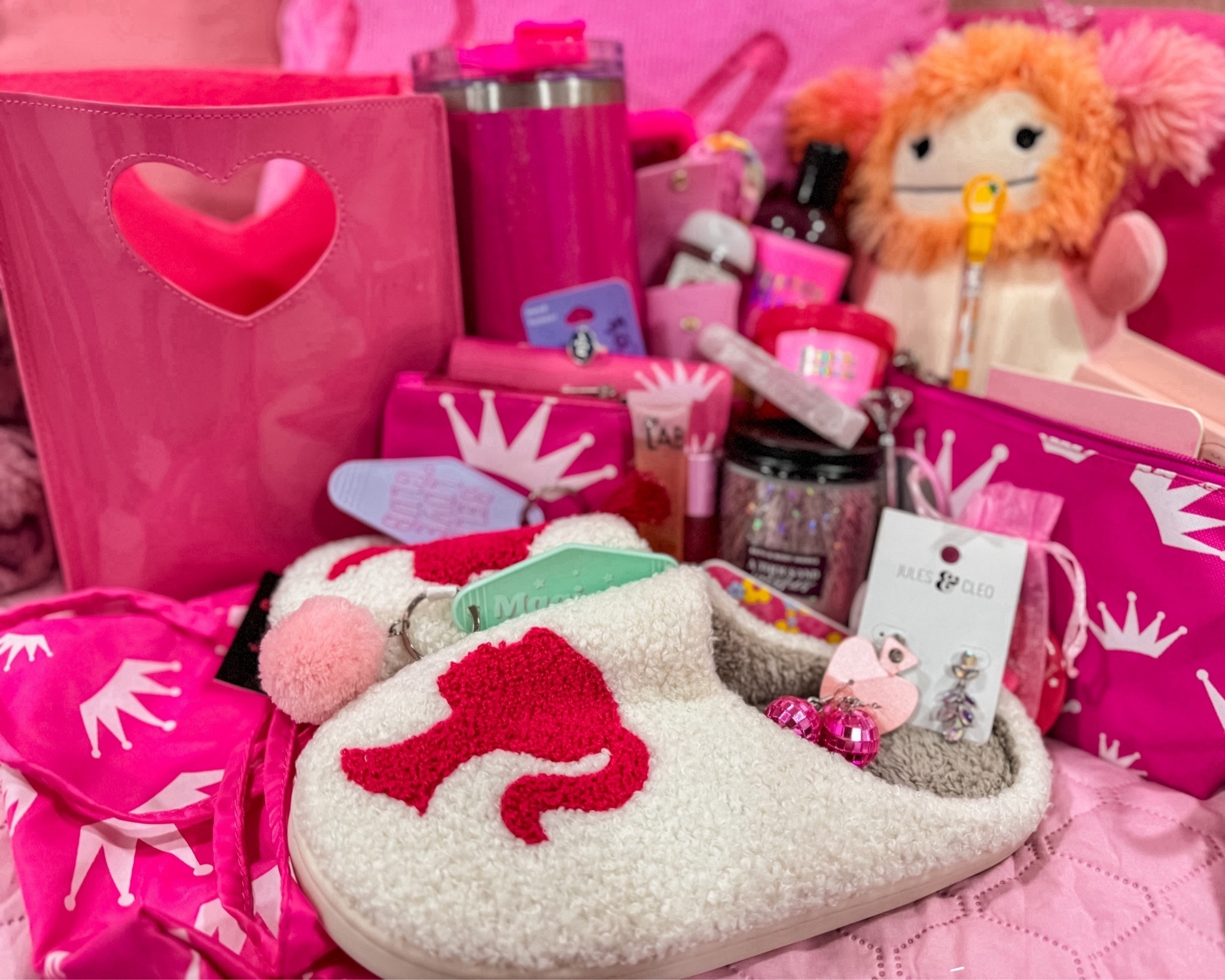 Be my Valentine Giveaway! 
Galentine's Day is around the corner, and I want to celebrate you! 
(Pillows and stuffed animals not included in giveaway) 
How to Enter:
1. FOLLOW @thegraciebuzz on LTK.
2. Share to your insta story a screenshot confirming you are following @thegraciebuzz on LTK. 
3. Be sure to tag @thegraciebuzz 
(Check my instagram for a full list of items included in this giveaway) 
Giveaway is not affiliated with LTK or instagram  
Pink, crowns, princess, glitter, Barbie  

#LTKbeauty #LTKGiftGuide #LTKSeasonal