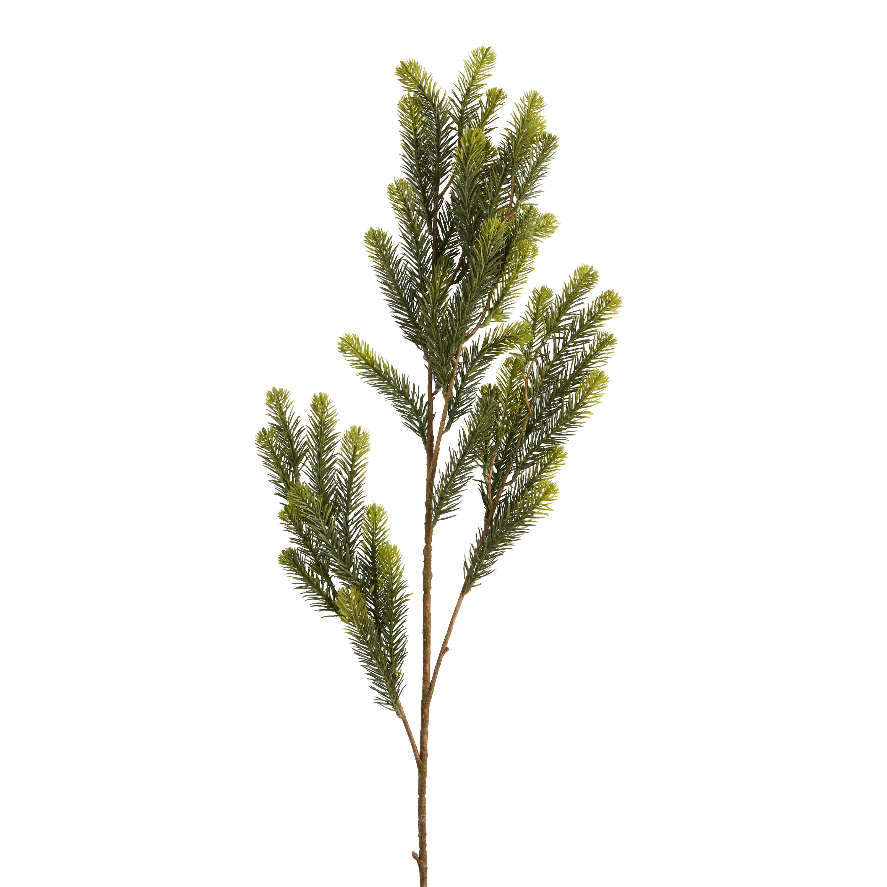 Green Ombre Soft Touch Faux Douglass Fir Stem | World Market