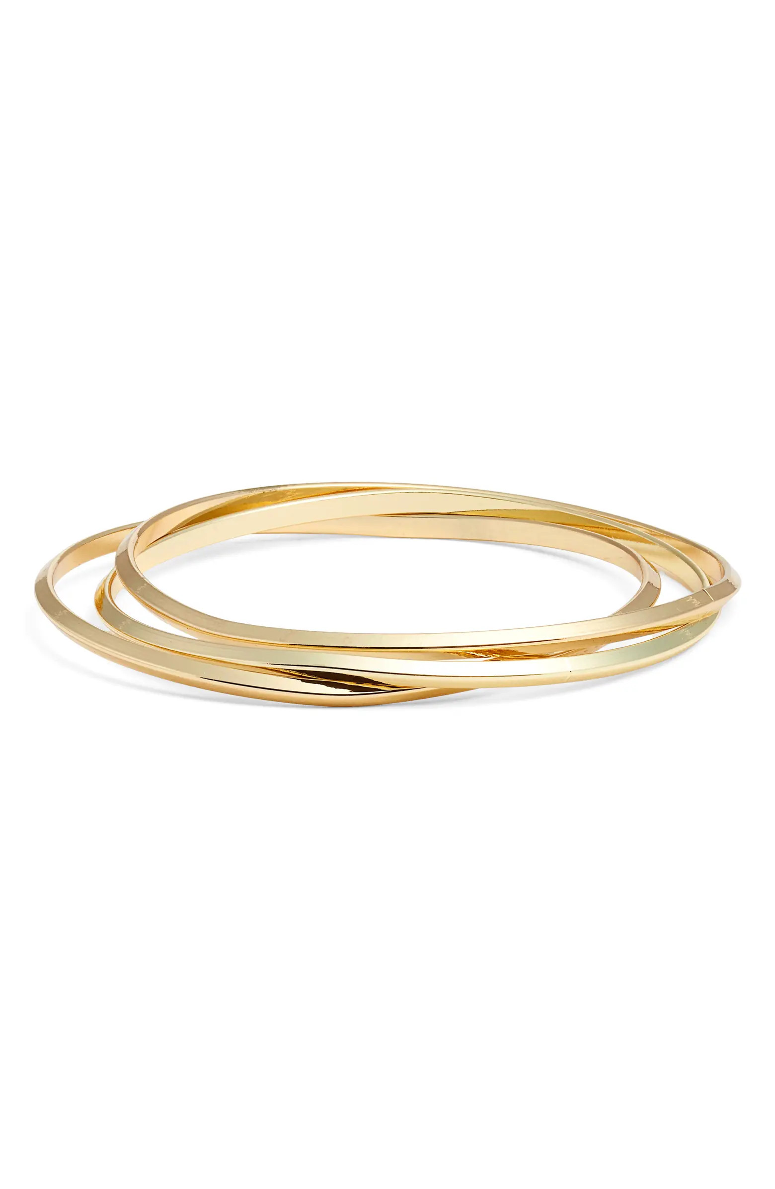 Set of 3 Knife Edge Bangles | Nordstrom