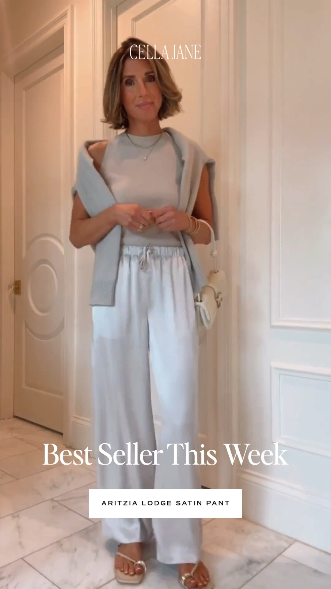 My favorite @Aritzia pants are now in satin and already a BEST SELLER!

#LTKsummer