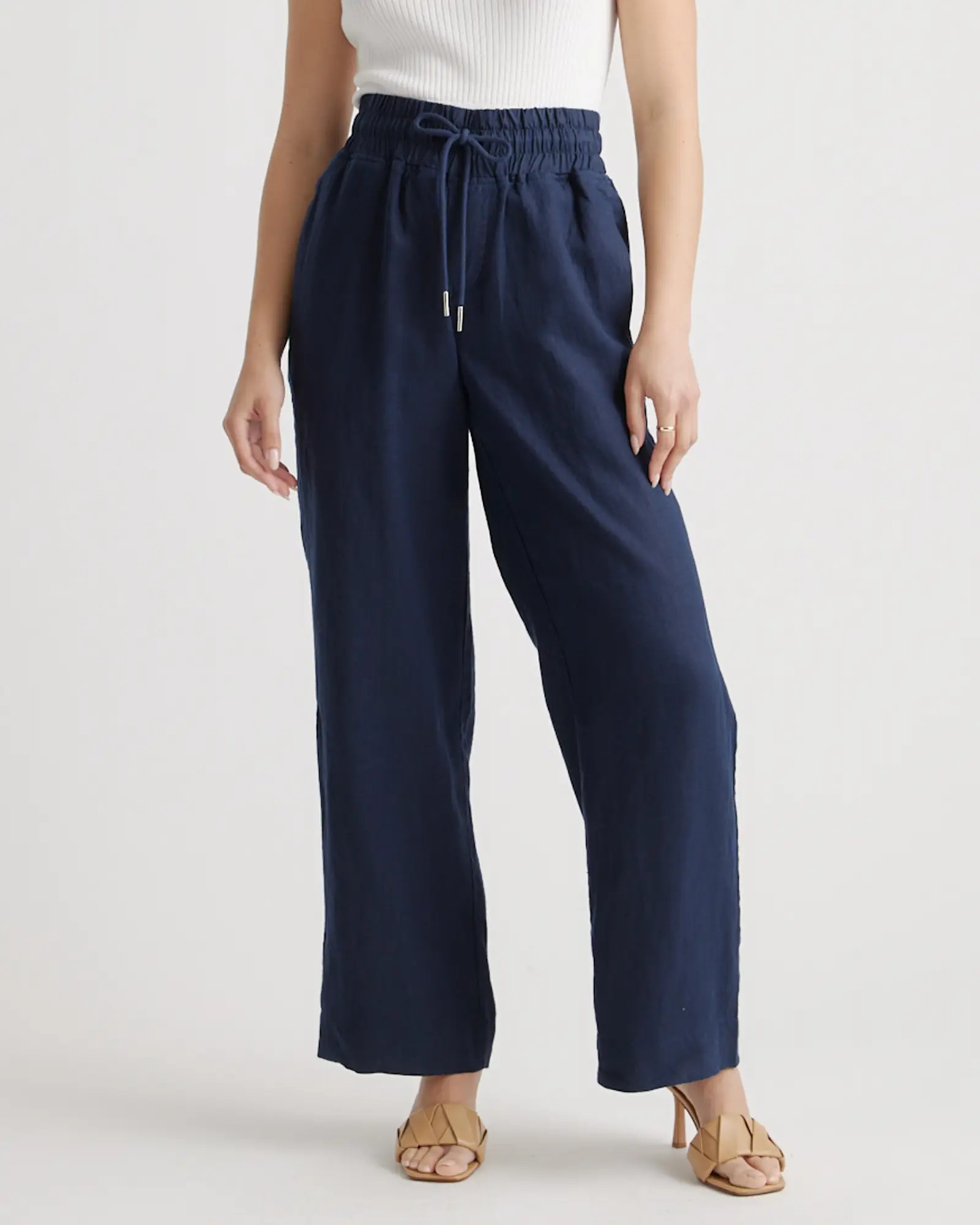 100% European Linen Wide Leg Pant | Quince