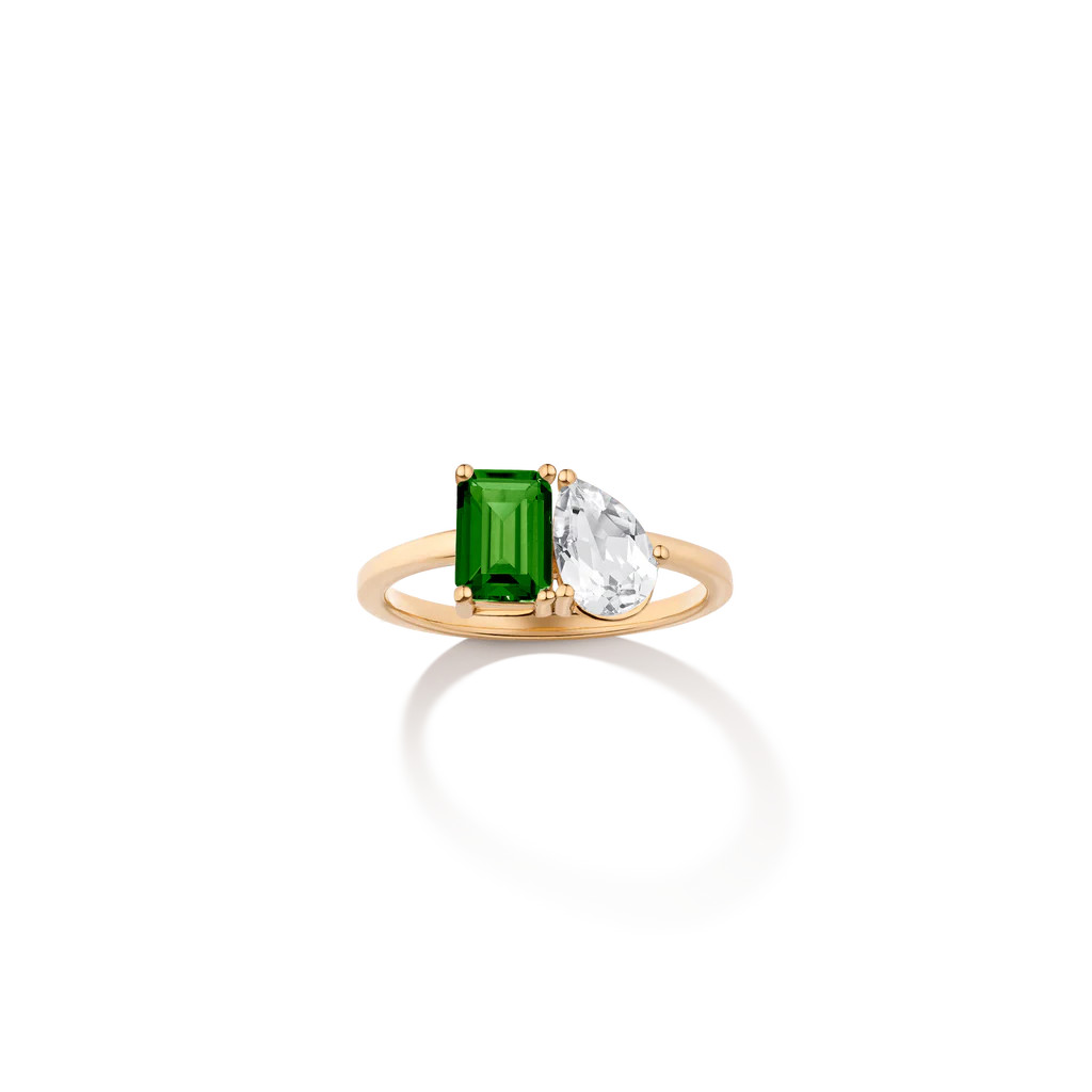 Toi et Moi Gemstone Classic Ring | AUrate New York
