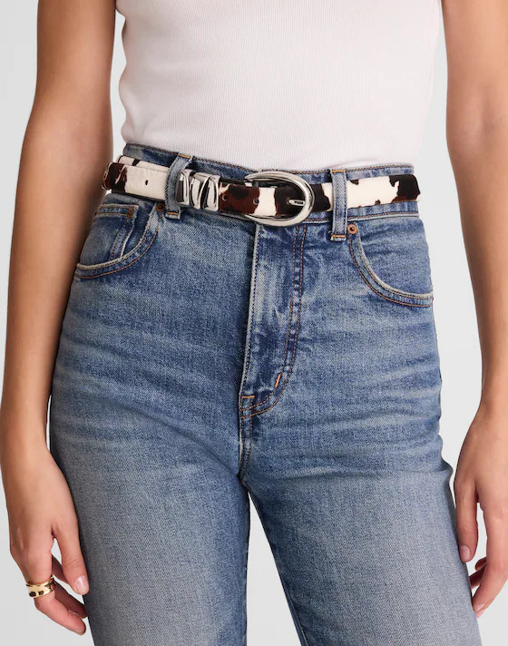 Triple Metal Keeper Belt | Madewell