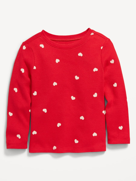 Unisex Long-Sleeve Thermal-Knit T-Shirt for Toddler | Old Navy (US)