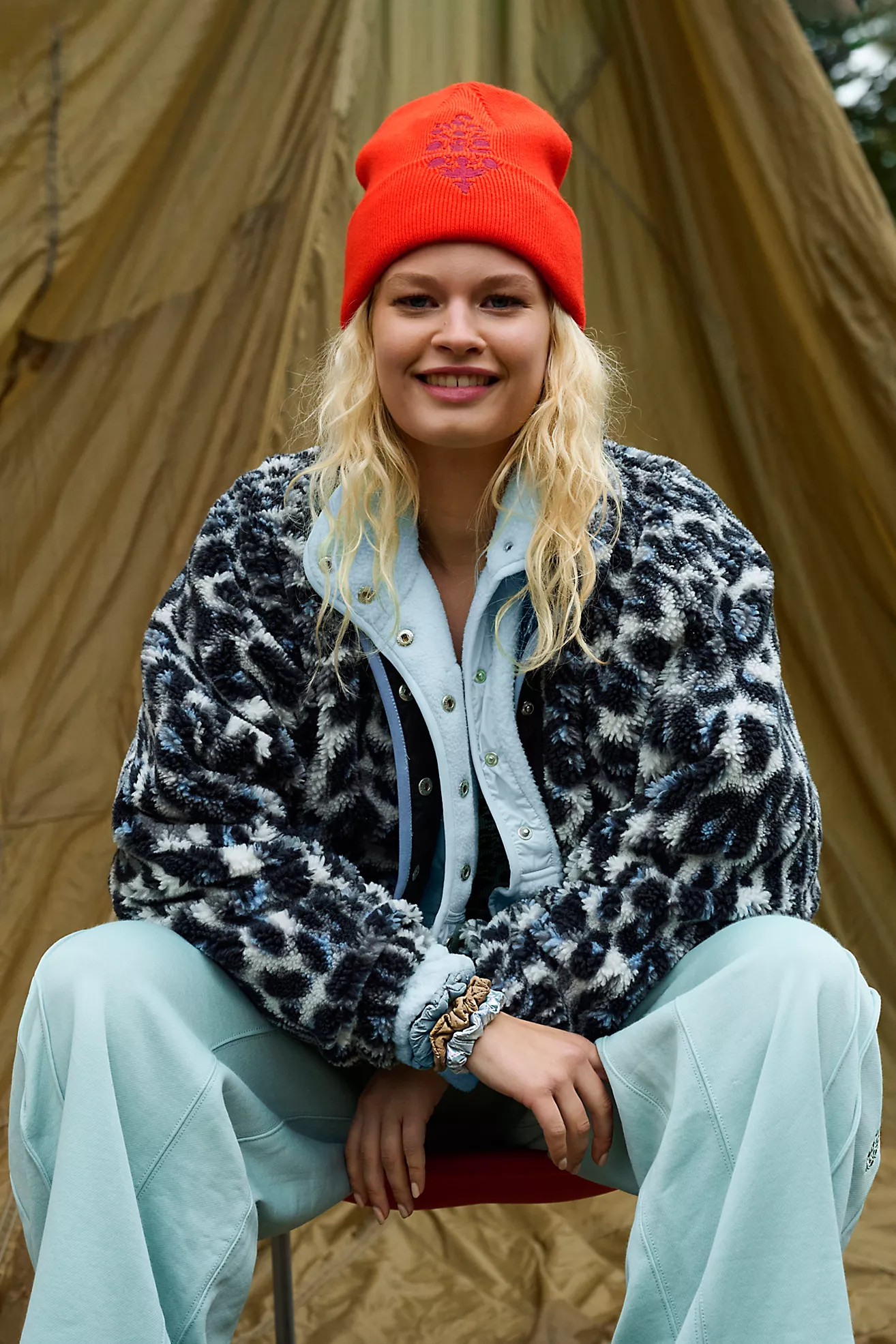 Hit The Slopes Printed Fleece Jacket | Free People (Global - UK&FR Excluded)