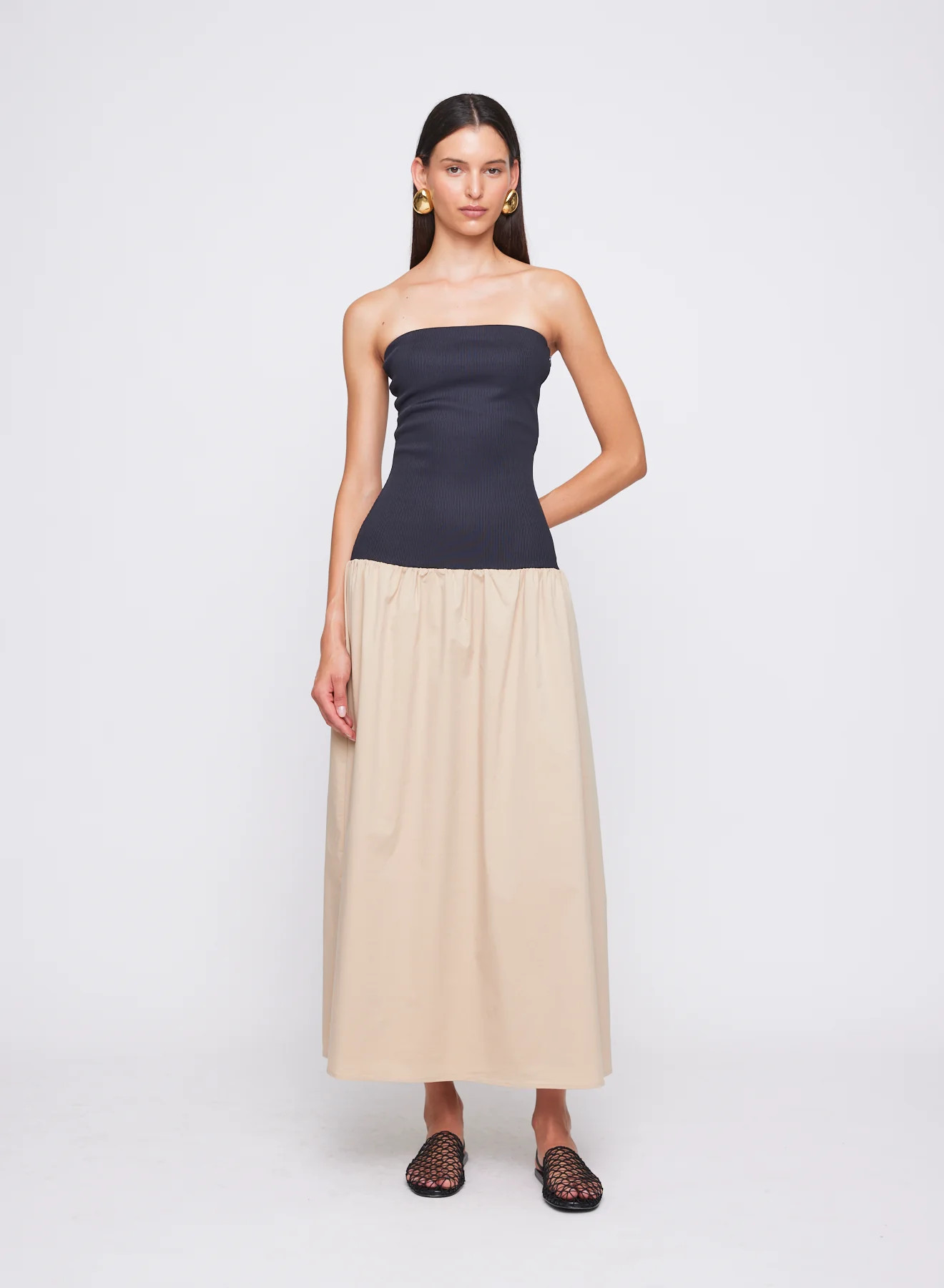 AMYRA DRESS (LATTE) | Anna Quan (Global)