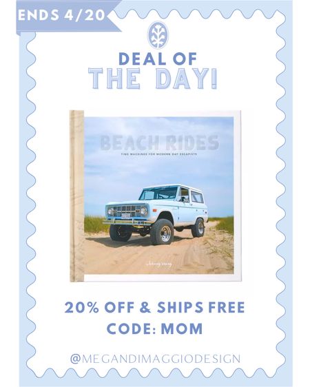 Mother’s Day gift idea!! This beach rides coffee table book NEVER goes on sale but I found it for 20% OFF & free shipping when you use code: MOM sale ends today 4.20.24!

#LTKsalealert #LTKGiftGuide #LTKhome