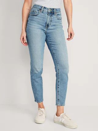 High-Waisted OG Straight Ankle Jeans for Women | Old Navy (CA)