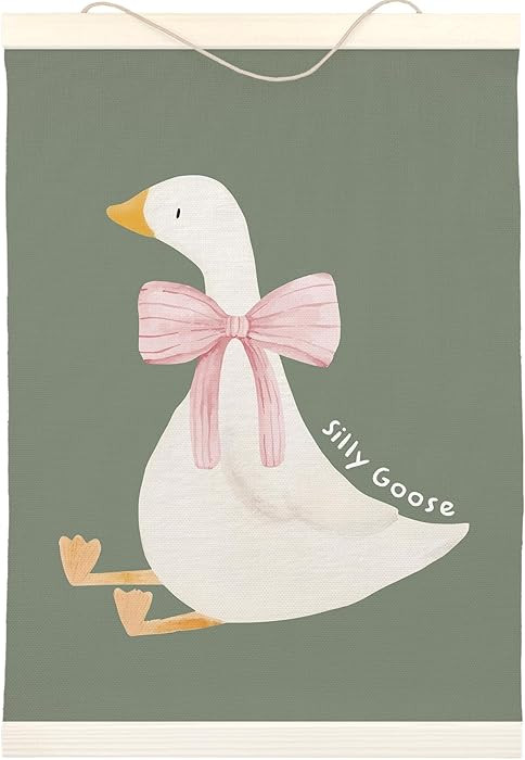 LKETW Silly Goose Wall Art Poster Hanger Frame 12x16 inch, Goose Decor, Goose Gifts, Cute Goose W... | Amazon (US)