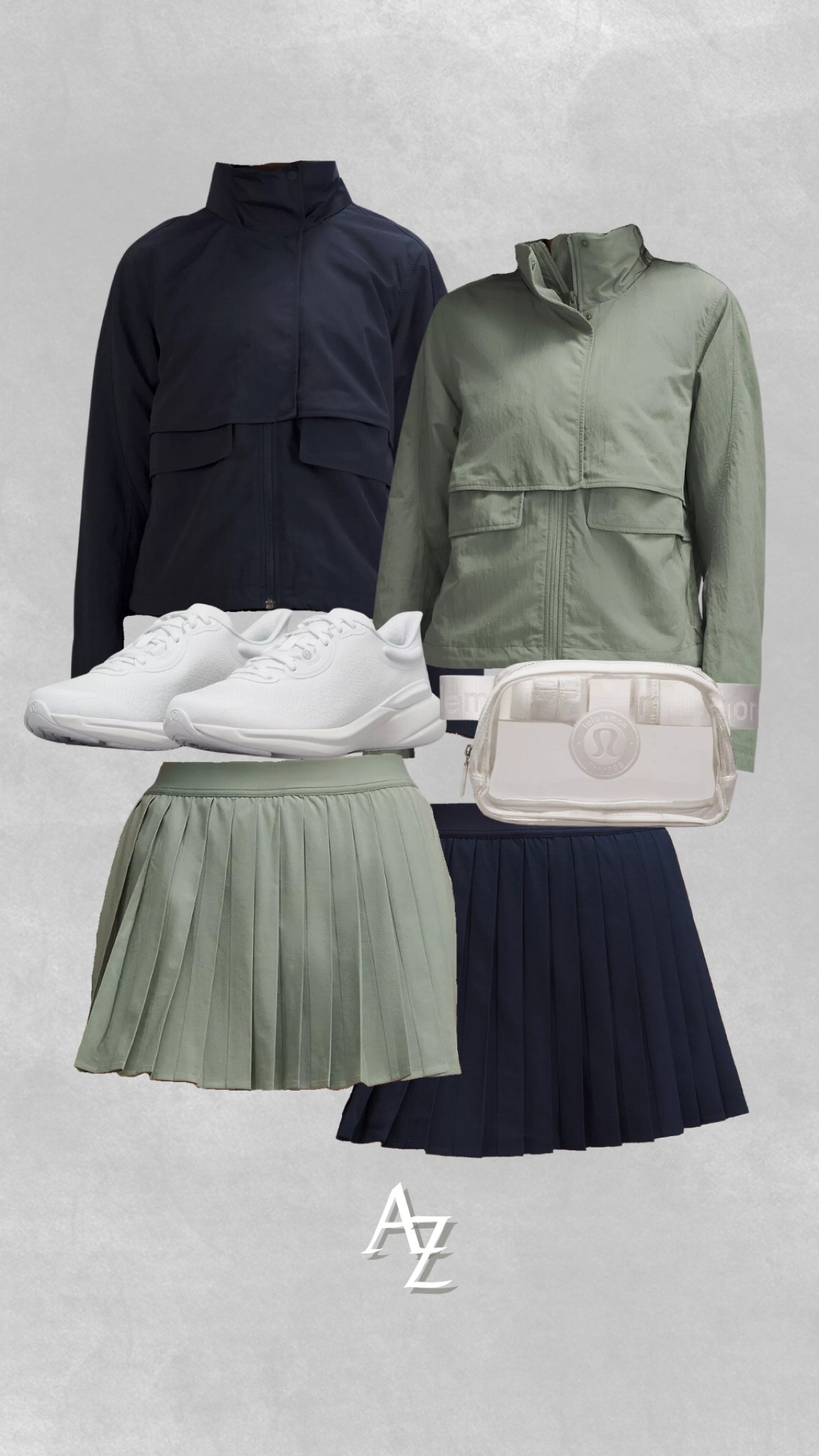 These seasonal colors from Lululemon are IT 😍

Matching active set, lululemon set, fall colors, tennis skirt, water repellent jacket, casual wear, white sneakers, clear belt bag ✨

#LTKActive #LTKFindsUnder100 #LTKStyleTip