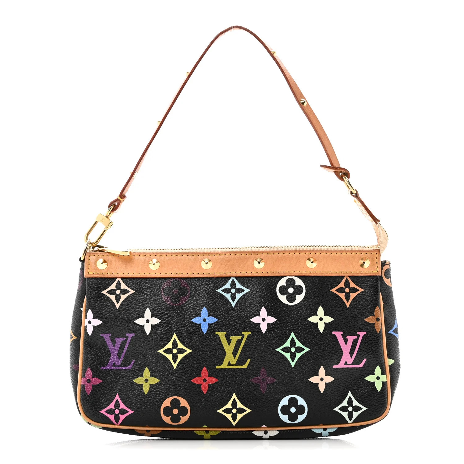 Monogram Multicolor Pochette Accessories Black | FASHIONPHILE (US)