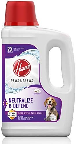 Hoover Paws & Claws Deep Cleaning Carpet Shampoo with Stainguard, Concentrated Machine Cleaner So... | Amazon (US)
