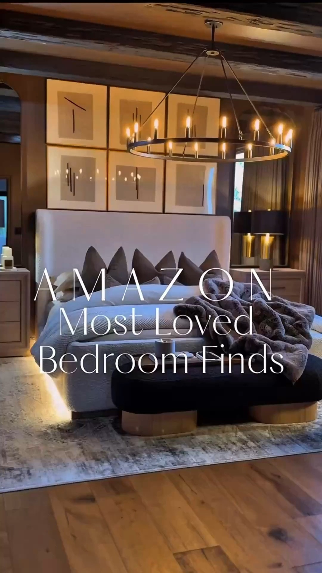 Here are my most loved Amazon bedroom finds chosen by you! 😍

Faux Fur Throw
Chandelier
Olive Tree and Planter 
Boucle bench
Neutral Rug
Accent chairs
Boucle pillow covers and inserts
Comforter and Shams
Lamp and Decor Bowl
Table top fire pit
Chocolate curtains 
Bronze Picture Frames 

Summerthompsonstyles 

#LTKHome #LTKSaleAlert