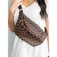 Plaid Bum Bag With Optional Personalization Zipper Charm, Bag, Fanny Packs | Etsy (US)