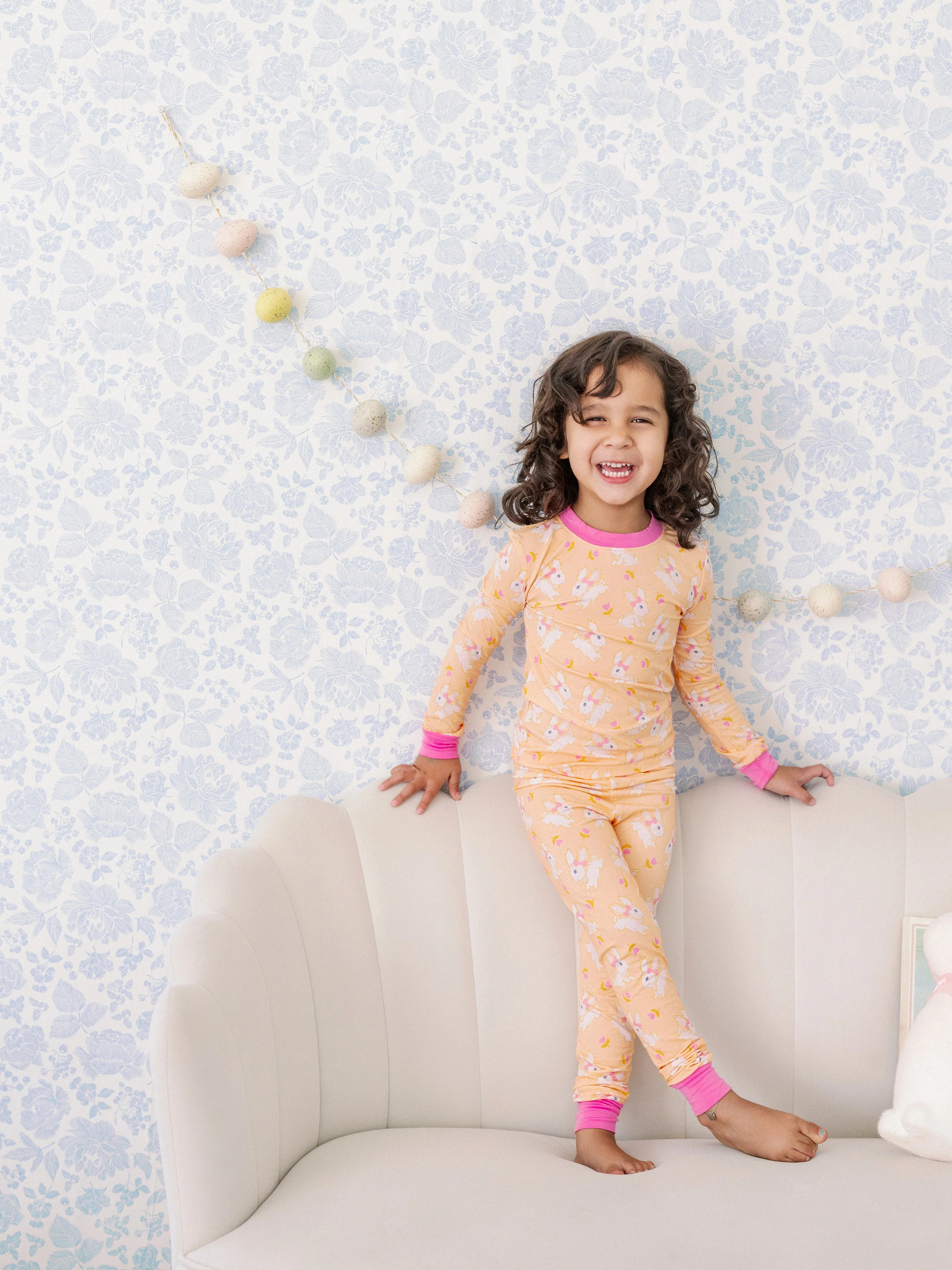 Hoppy Bamboo PJ Set | Poppy Kids Co