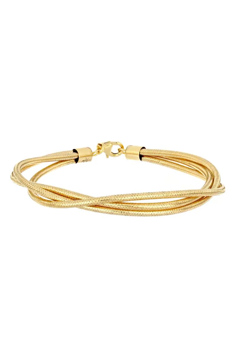 Bony Levy 14K Gold Triple Layer Bracelet | Nordstrom | Nordstrom